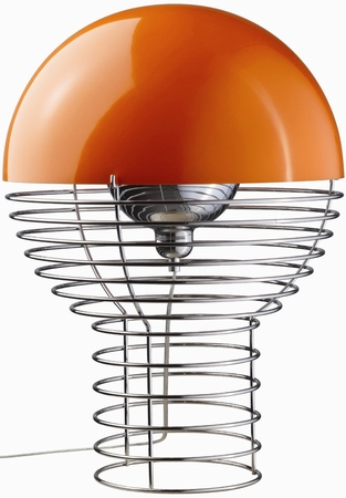 Verner Panton Lampe - Wire - Orange - Verpan