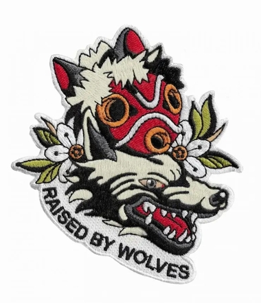 Mononoke Raised by Wolfes PATCH BY LA BARBUDA 