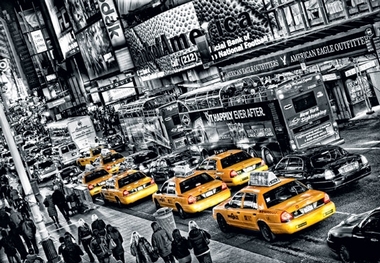 Fototapete - Riesenposter - New York - Taxis